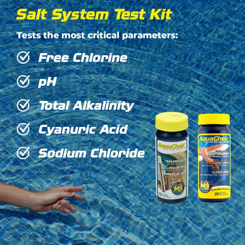 AquaChek Salt System Test Kit, 10 Salt Test Strips & 25 Multi-Test Strips | 542228A