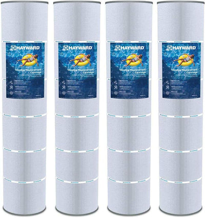 Hayward CX1280XREPAK4 525 Square Feet Replacement Cartridge Element for Pool, Hayward SwimClear Filter Model C5030, White, 4 Pack