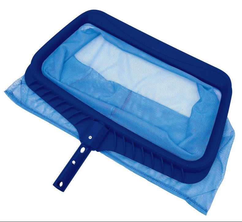 Pool Screen Rake PoolStyle PS043 Deluxe Series Reinforced Poly Large Leaf Rake – Village ...