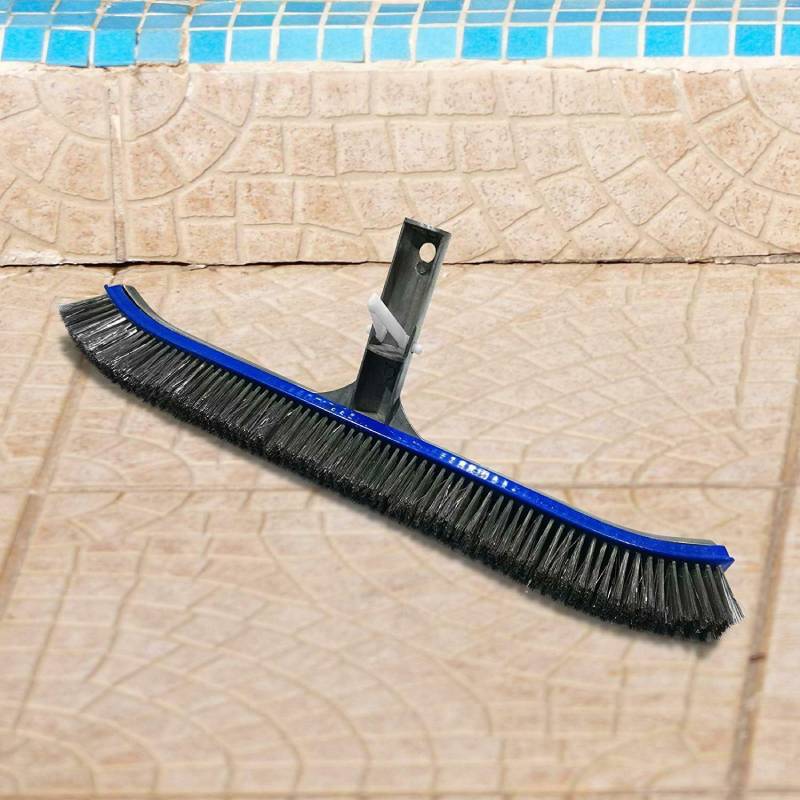 PoolStyle PS2005 18″ Stainless Steel Algae Brush with Aluminum Handle