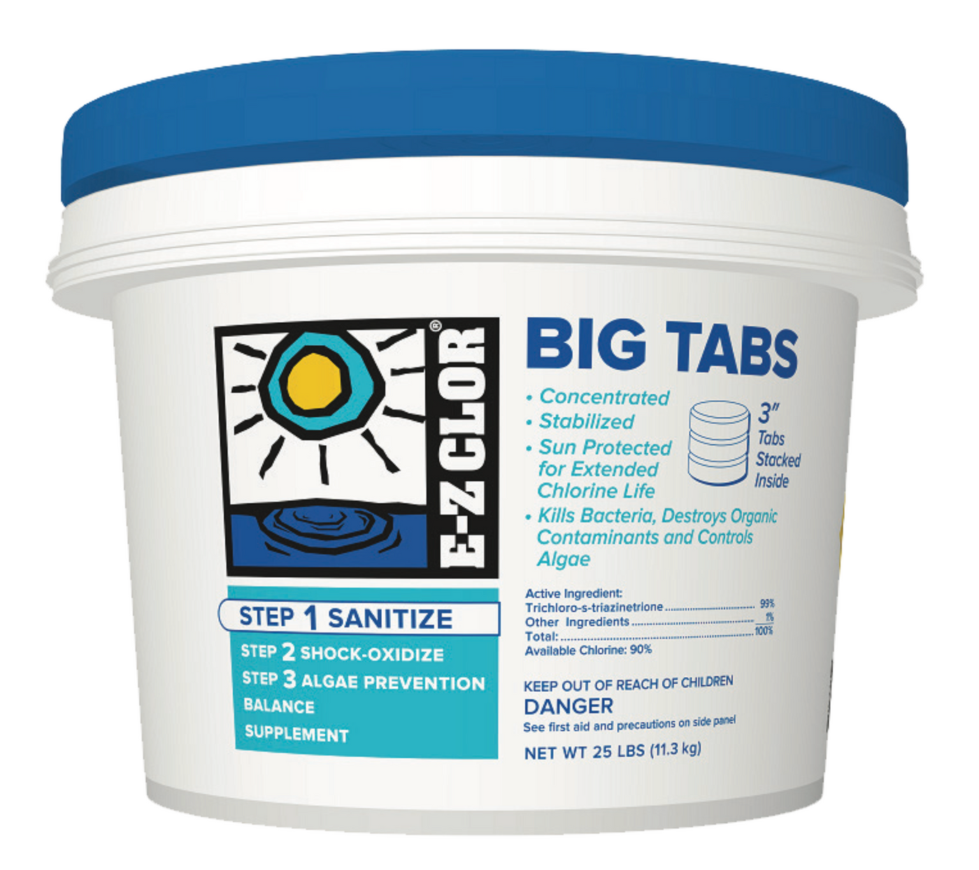 E-Z Clor Big Tabs 3" Chlorine Tablets