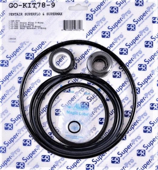 Super-Pro Pentair Superflo Pump Seal Kit