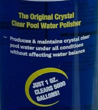 clarifier herbicide label Robarb Pool Specialties Super Blue Water Clarifier 1 Quart
