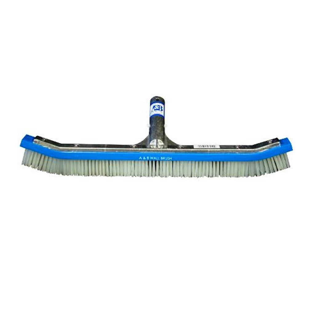 A&B 18" Deluxe Curved Nylon Wall Brush