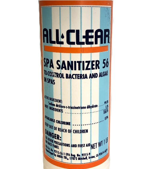 All Clear Spa Sanitizer 56- 1 lb.