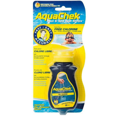 AquaChek 511242A 4-Way Chlorine Test Strips, 50 Strips
