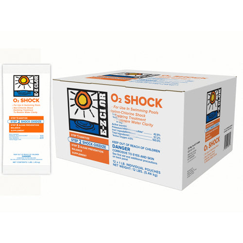 E-Z Clor 1 lb. O2  Shock Non-Chlorine 50-1129 (12 pack)