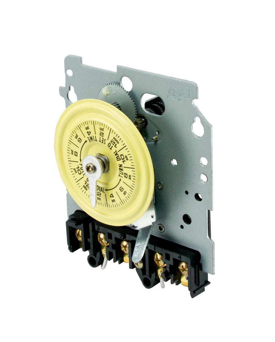 Intermatic T104M Series 40 Amp 208-277-Volt DPST 24 Hour Mechanical Time Switch Mechanism