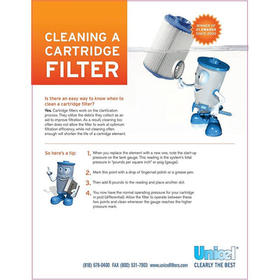 Unicel C-7656 Swimming Pool & Spa Replacement Filter Cartridge for Hayward Star-Clear C500 | CX500RE