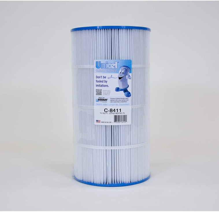 Unicel C8411 Heavy-Duty 75 Square Foot 17.4 Inch Long Pool/Spa Replacement Cleaning Filter Cartridge